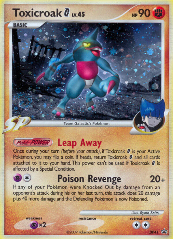 Toxicroak G (DP41) [Diamond &amp; Pearl: Black Star Promos] 