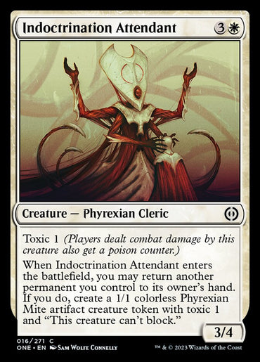 Indoctrination Attendant [Phyrexia: All Will Be One] 