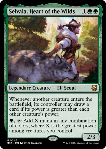 Selvala, Heart of the Wilds (Ripple Foil) [Modern Horizons 3 Commander] 