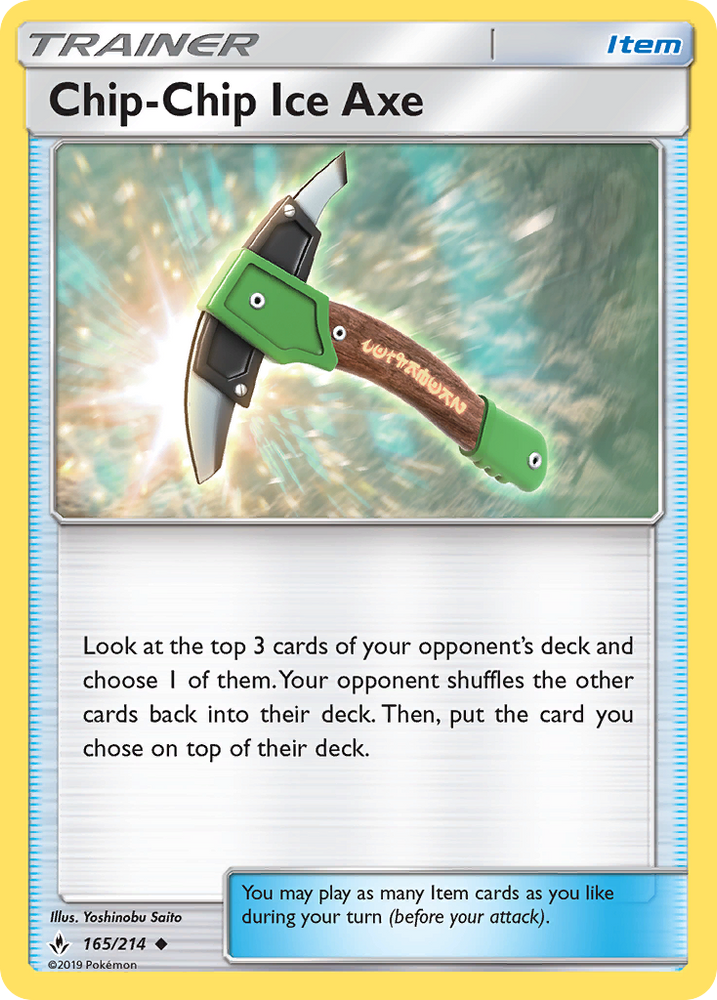 Chip-Chip Ice Ax (165/214) [Sun &amp; Moon: Unbroken Bonds] 