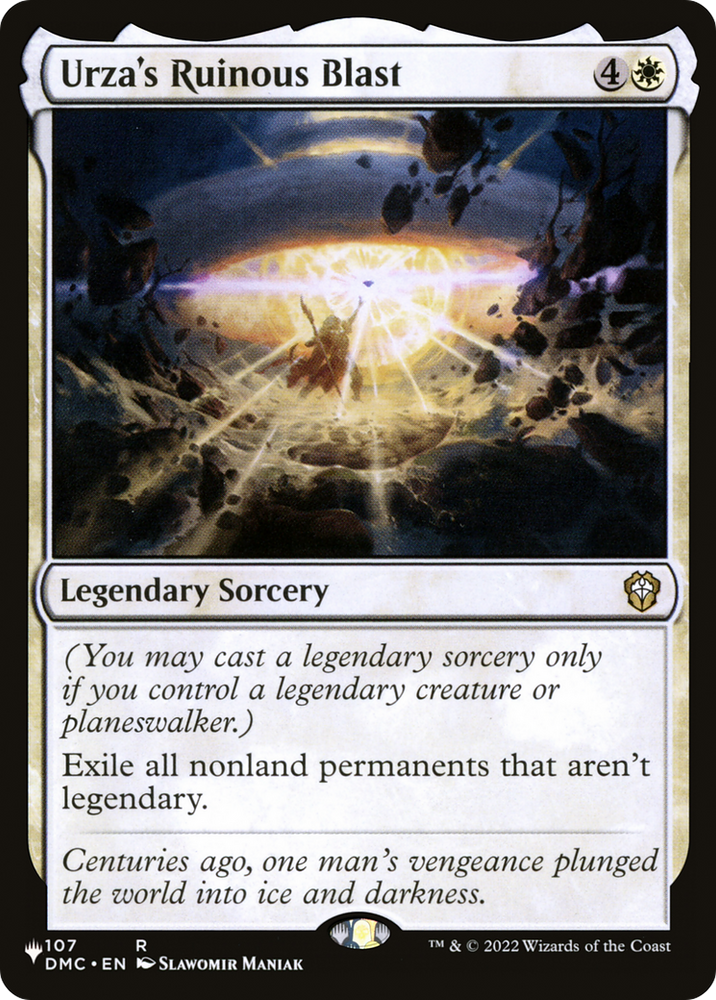 Urza's Ruinous Blast [Secret Lair: From Cute to Brute] 