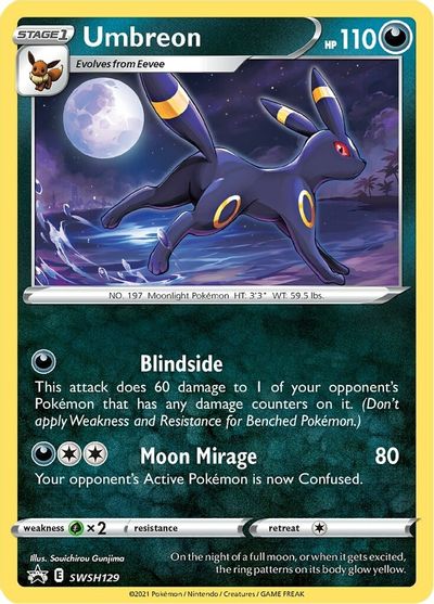 Umbreon (SWSH129) [Sword &amp; Shield: Black Star Promos] 