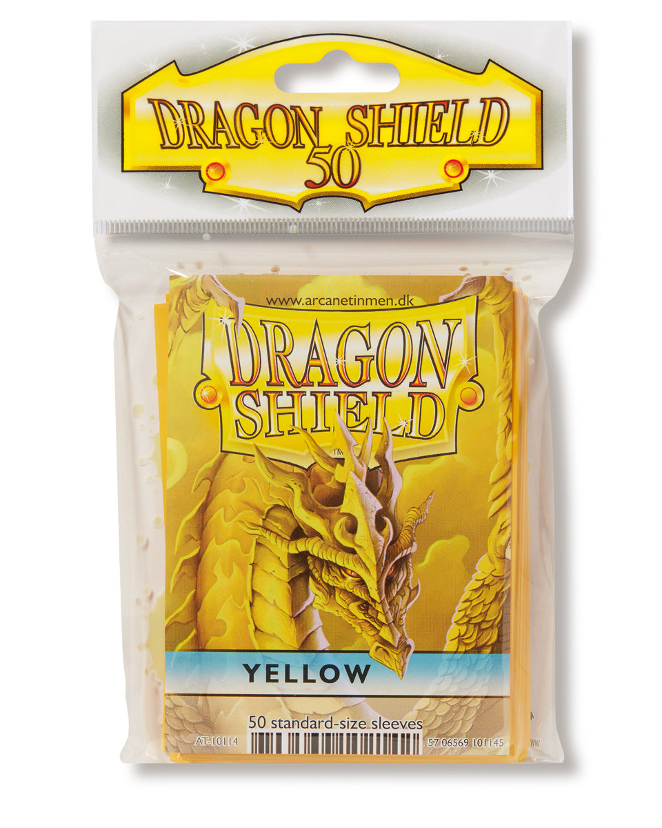 Dragon Shield: Standard 50ct Sleeves - Yellow (Classic) 