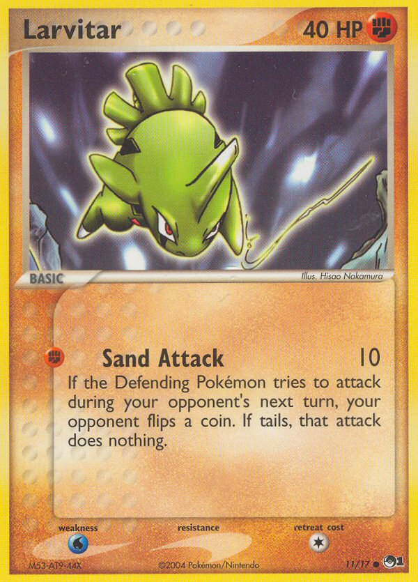 Larvitar (11/17) [POP Series 1] 