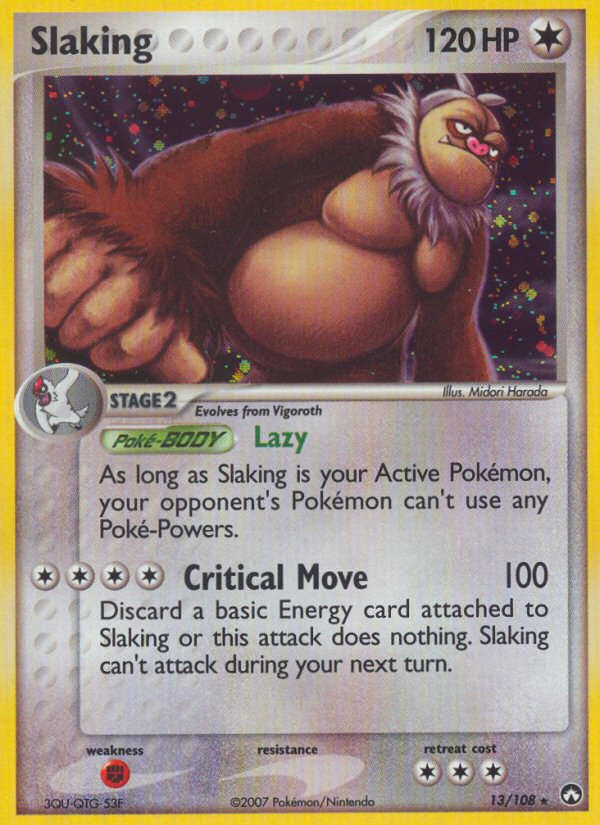 Slaking (13/108) [EX: Power Keepers] 