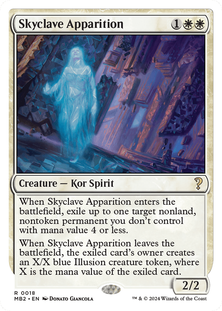 Skyclave Apparition (White Border) [Mystery Booster 2] 