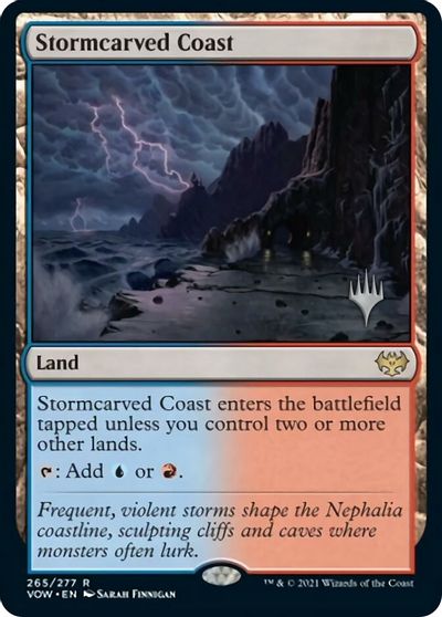 Stormcarved Coast (Promo Pack) [Innistrad: Crimson Vow Promos] 
