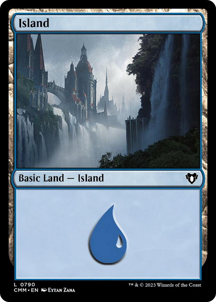 Island (790) [Commander Masters] 