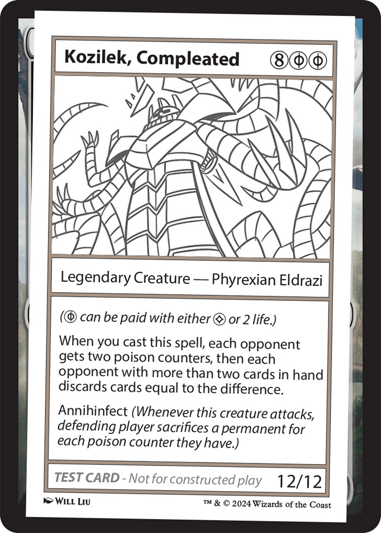 Kozilek, Completed [Mystery Booster 2 Playtest Cards] 