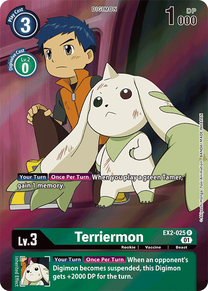 Terriermon [EX2-025] (Alternate Art) [Digital Hazard] 