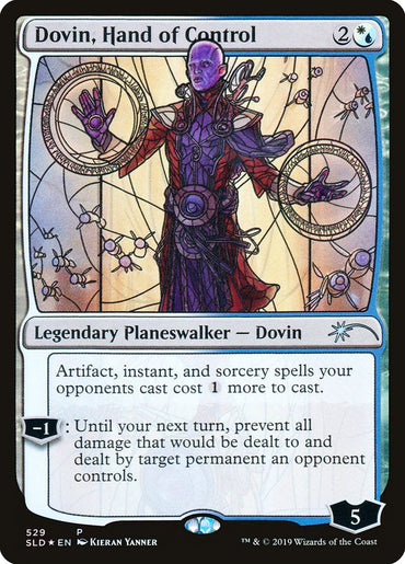 Dovin, Hand of Control (Stained Glass) [Secret Lair Drop Promos] 