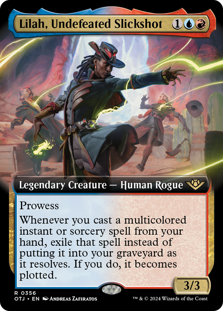 Lilah, Undefeated Slickshot (Extended Art) [Outlaws of Thunder Junction] 