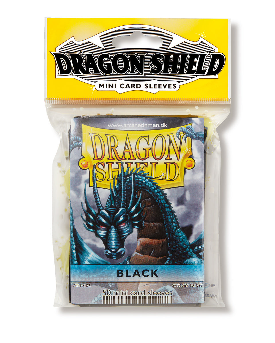 Dragon Shield: Japanese Size 50ct Sleeves - Black (Classic)