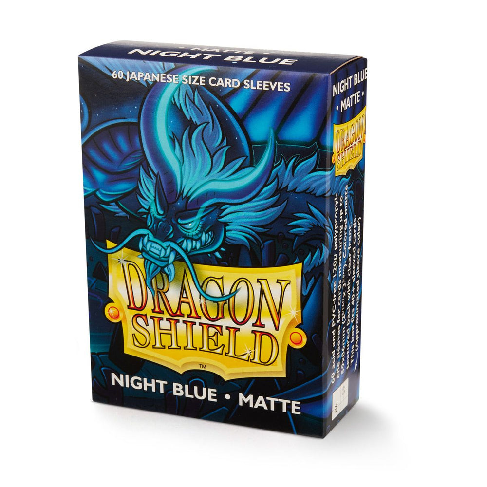 Dragon Shield: Japanese Size 60ct Sleeves - Night Blue (Matte) 