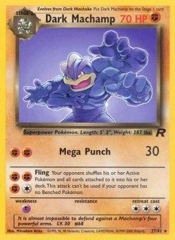 Dark Machamp (27/82) [Team Rocket Unlimited] 