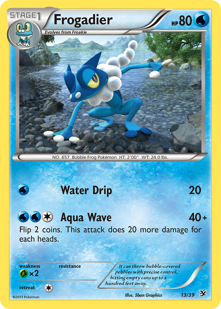 Frogadier (13/39) [XY: Kalos Starter Set] 