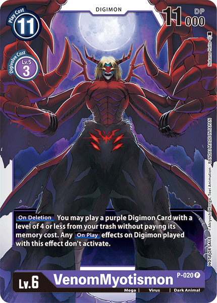 VenomMyotismon [P-020] [Promotional Cards] 