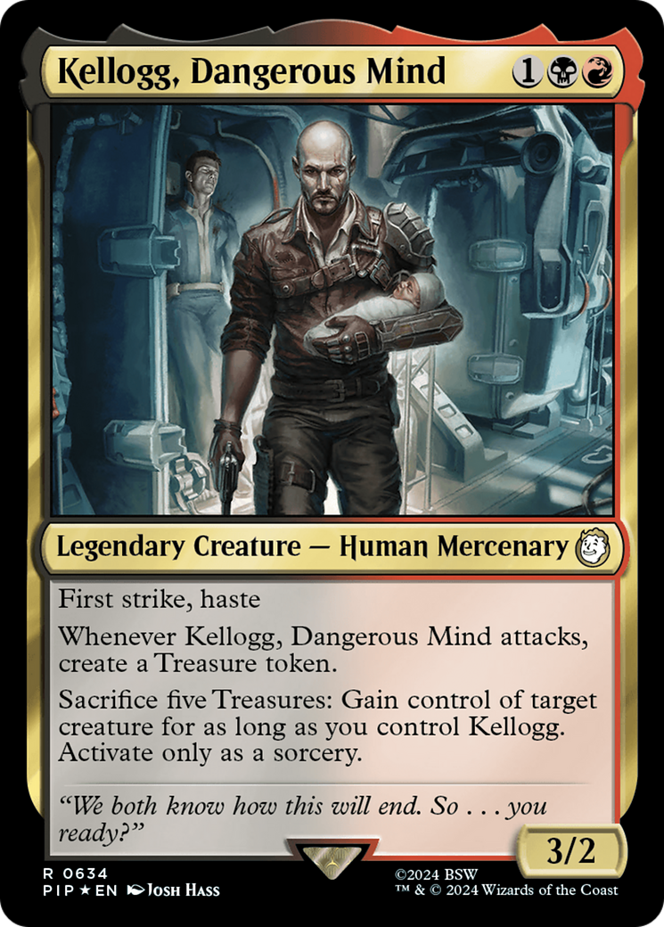 Kellogg, Dangerous Mind (Surge Foil) [Fallout] 