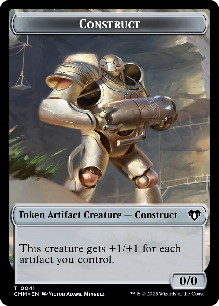 Construct Token (41) [Commander Masters Tokens] 