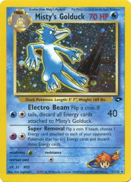 Misty's Golduck (12/132) [Gym Challenge Unlimited] 