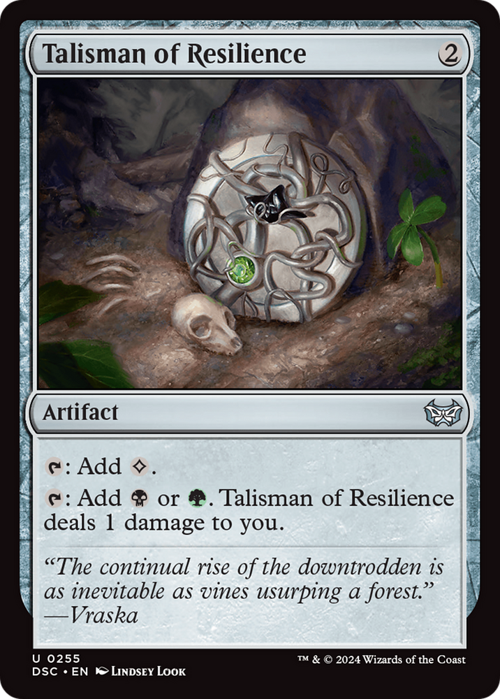 Talisman of Resilience [Duskmourn: House of Horror Commander] 