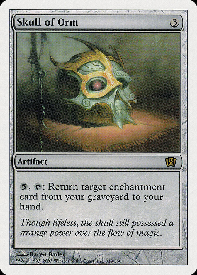 Skull of Orm (8th Edition) [Oversize Cards] 
