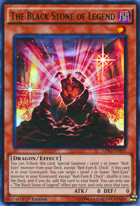The Black Stone of Legend [LDK2-ENJ05] Ultra Rare 