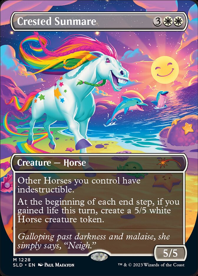 Crested Sunmare (Borderless) [Secret Lair Drop Series] 