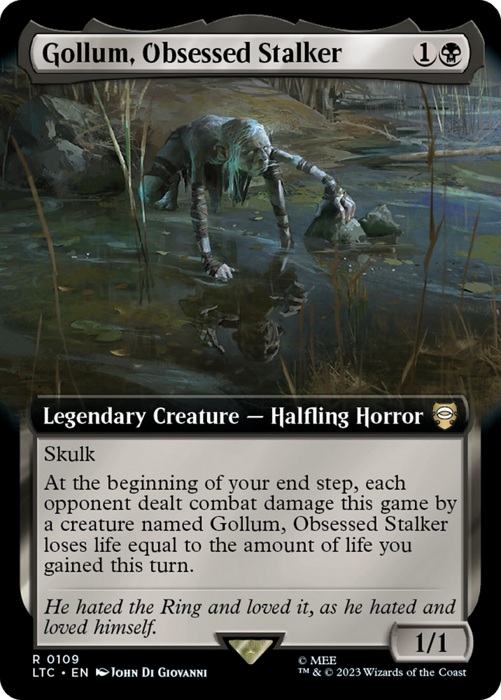 Gollum, Obsessed Stalker (Extended Art) [The Lord of the Rings: Tales of Middle-Earth Commander] 