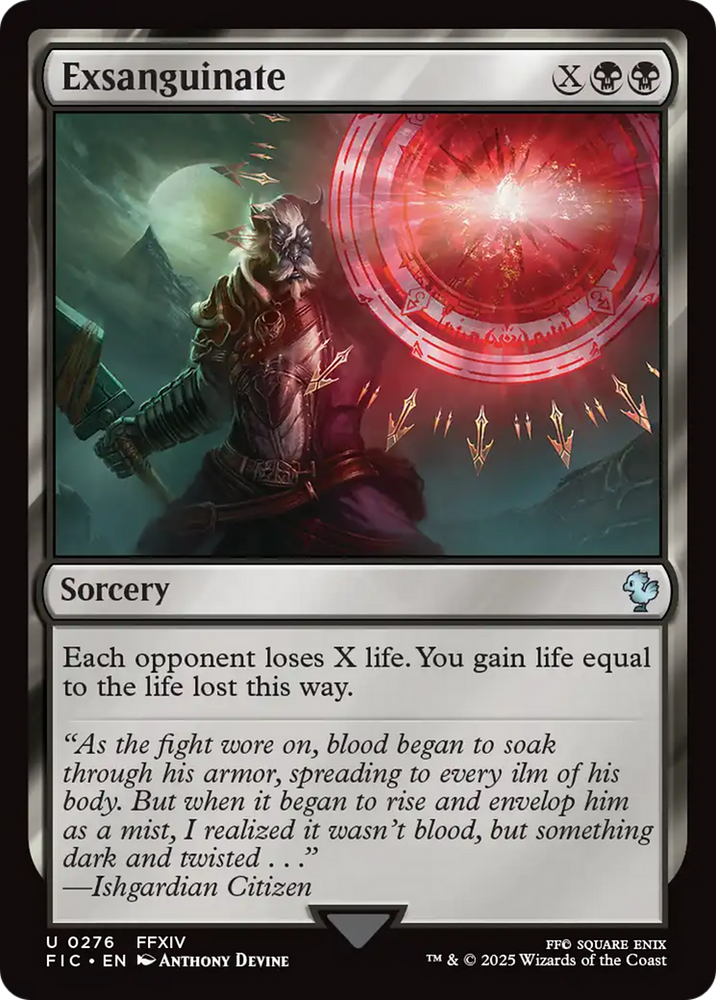 Exsanguinate [FINAL FANTASY Commander]