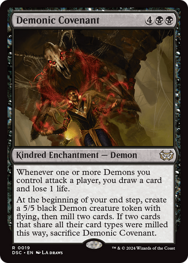 Demonic Covenant [Duskmourn: House of Horror Commander] 