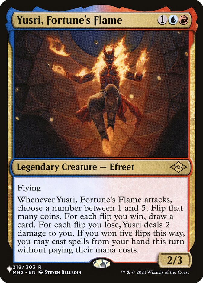 Yusri, Fortune's Flame [Secret Lair: Heads I Win, Tails You Lose] 