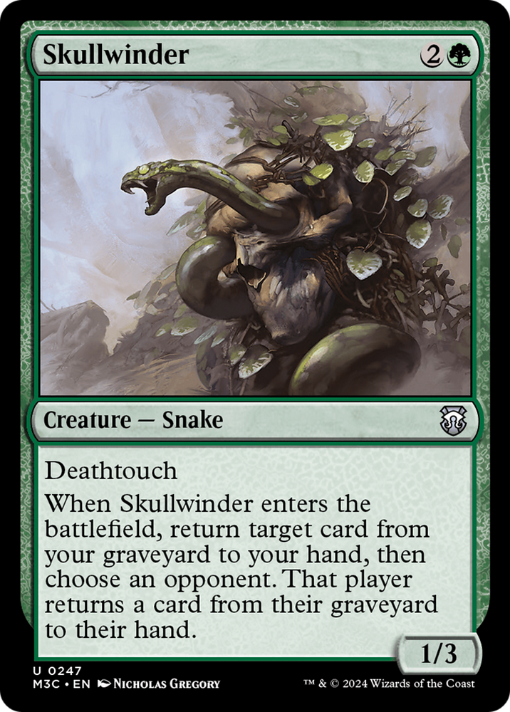 Skullwinder (Ripple Foil) [Modern Horizons 3 Commander] 