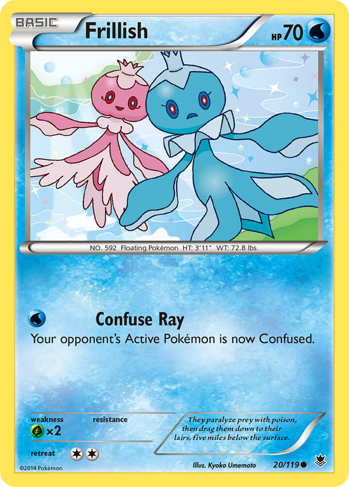Frillish (20/119) [XY: Phantom Forces] 