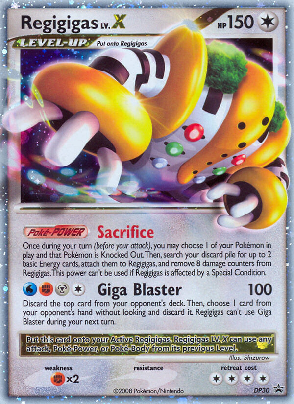 Regigigas LV.X (DP30) [Diamond & Pearl: Black Star Promos] 