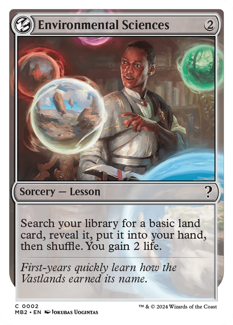 Environmental Sciences (White Border) [Mystery Booster 2] 