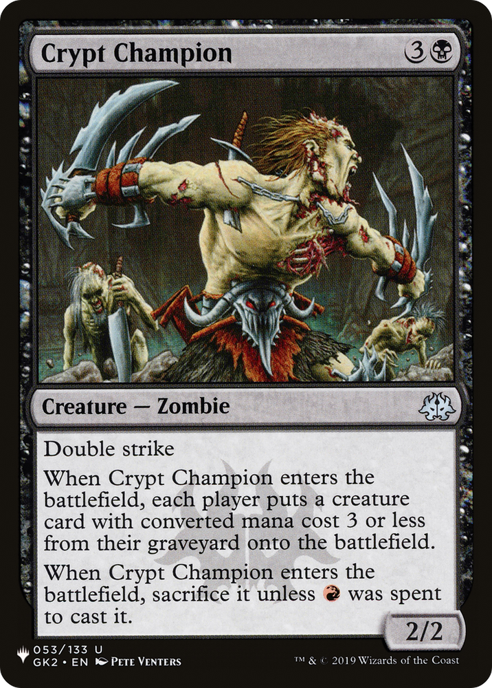 Crypt Champion [The List Reprints] 