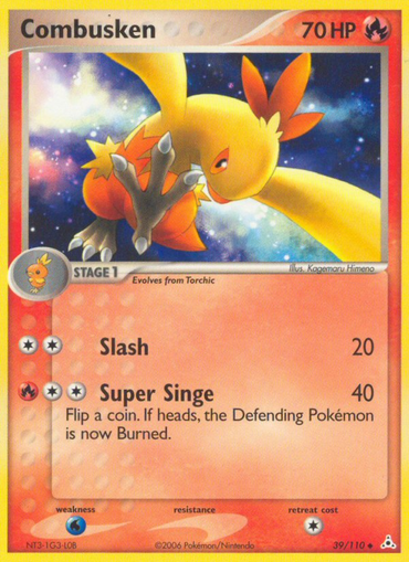 Combusken (39/110) [EX: Holon Phantoms] 