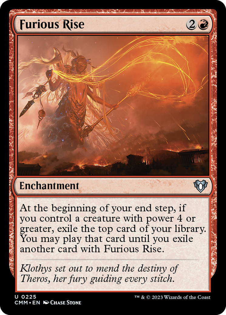 Furious Rise [Commander Masters] 