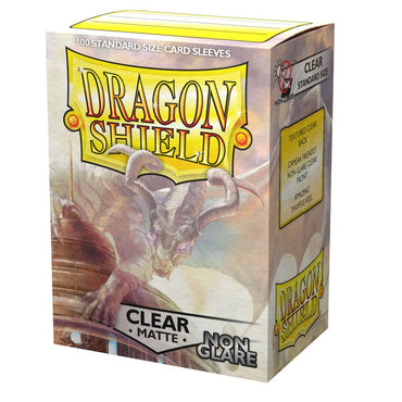 Dragon Shield: Standard 100ct Sleeves - Clear (Non-Glare Matte) 