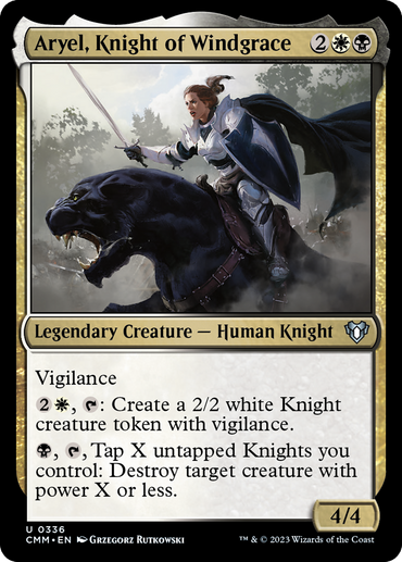 Aryel, Knight of Windgrace [Commander Masters] 