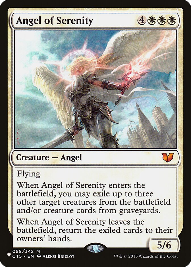 Angel of Serenity [The List] 