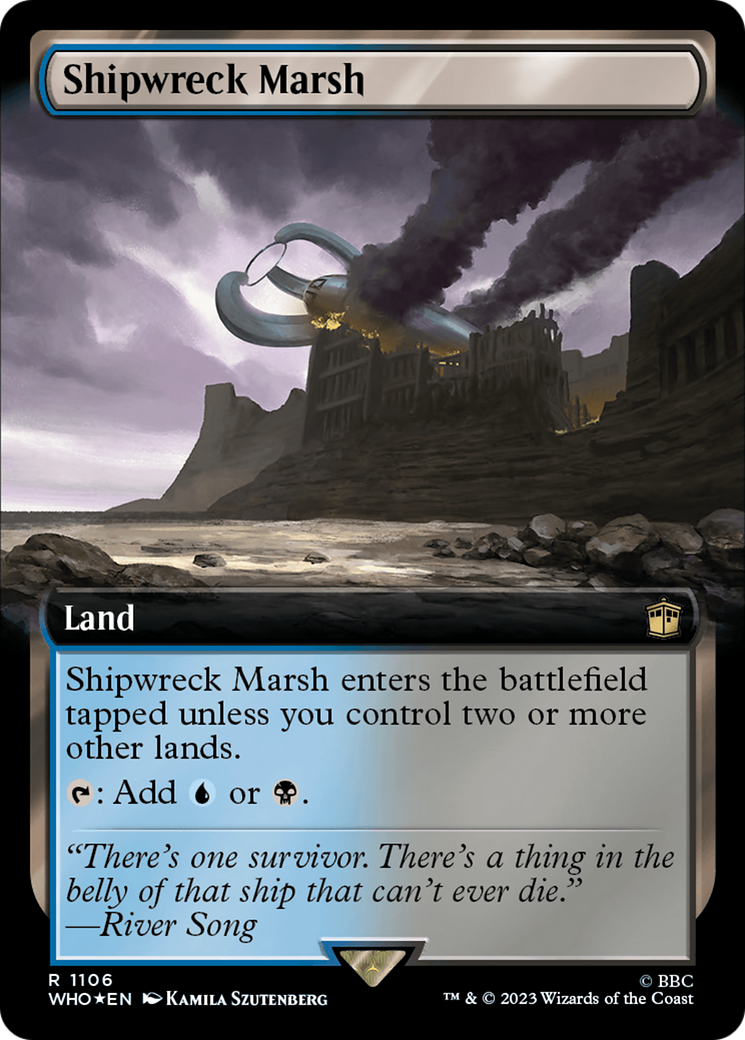 Shipwreck Marsh (Extended Art) (Surge Foil) [Doctor Who] 