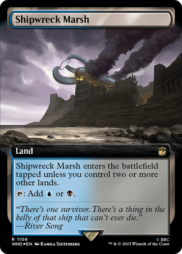 Shipwreck Marsh (Extended Art) (Surge Foil) [Doctor Who] 