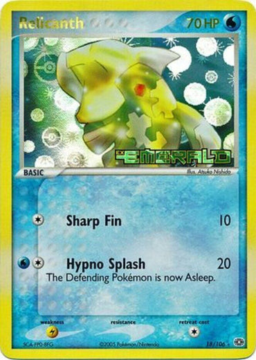 Relicanth (18/106) (Stamped) [EX: Emerald] 