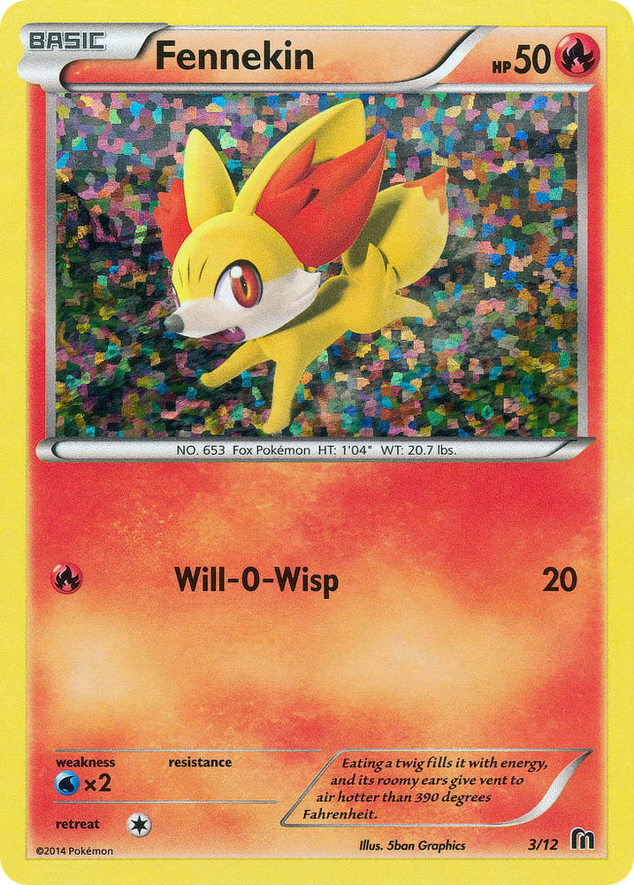 Fennekin (3/12) [McDonald's Promos: 2016 Collection] 