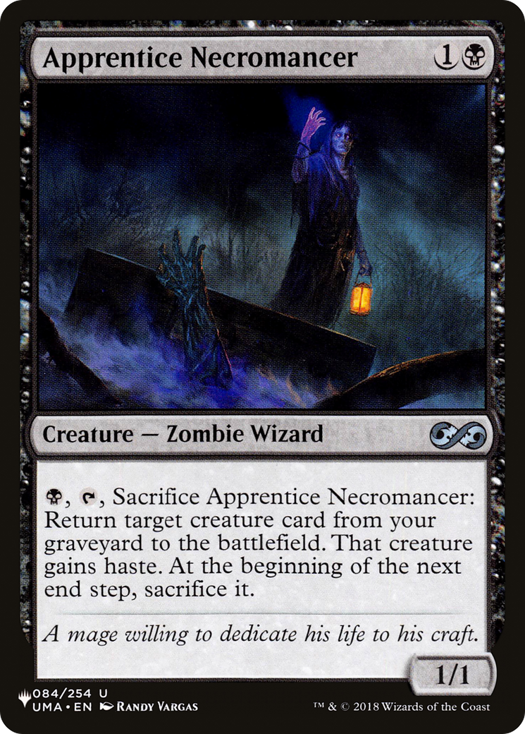 Apprentice Necromancer [The List Reprints] 