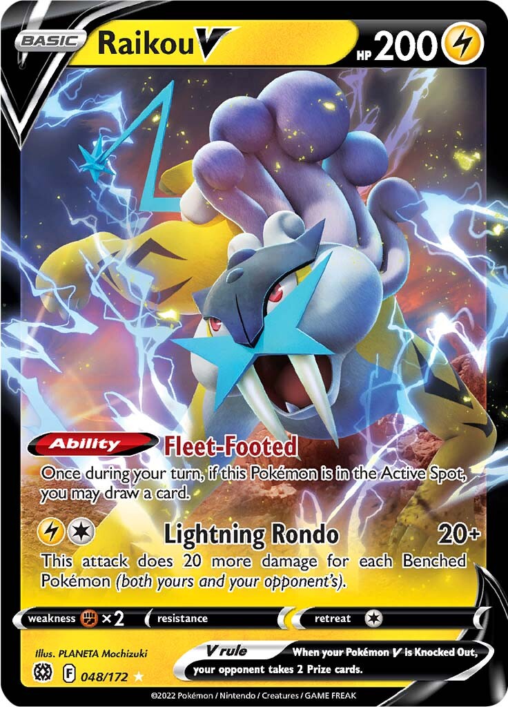 Raikou V (048/172) [Sword & Shield: Brilliant Stars] 