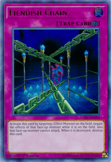 Fiendish Chain [LCKC-EN095] Ultra Rare 