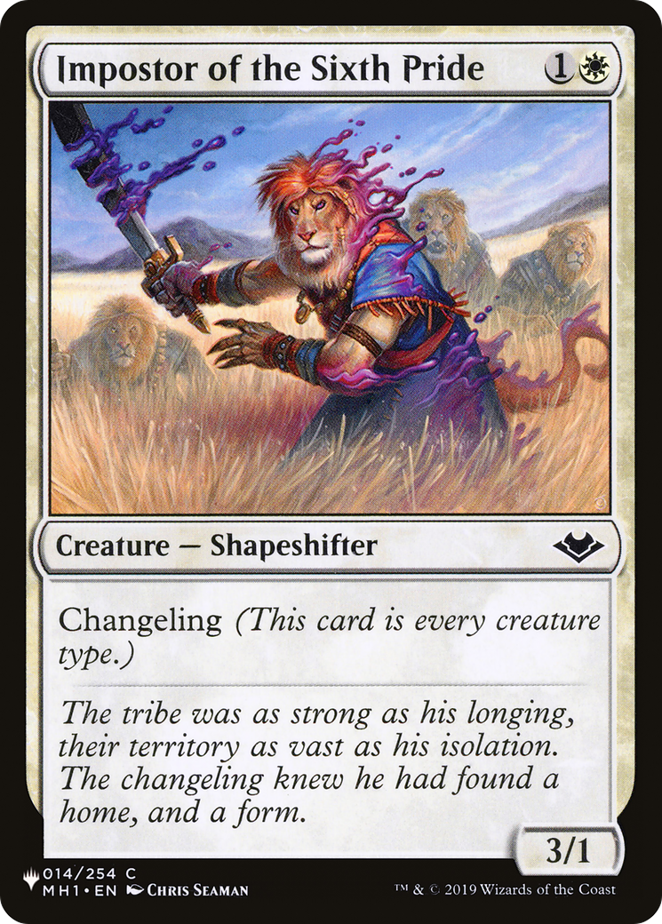 Impostor of the Sixth Pride [The List Reprints] 